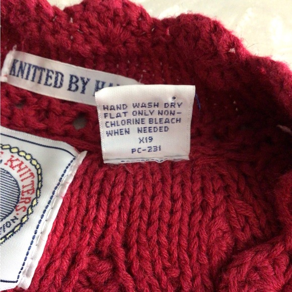 Vintage knitters by hand women’s button down cape isles knitted sweater size s - Picture 5 of 11